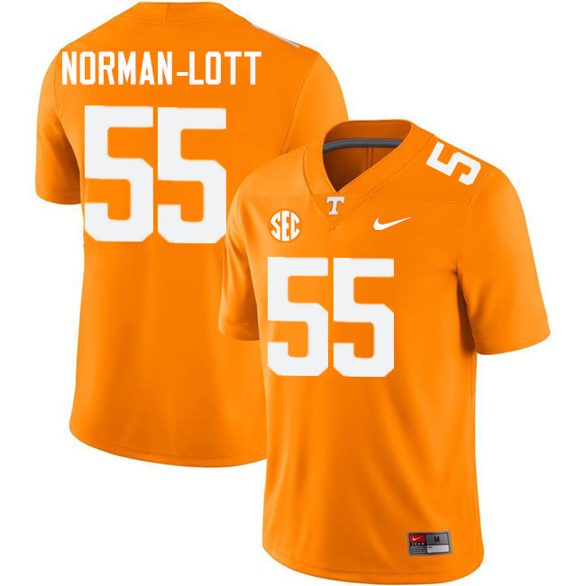 Omarr Norman-Lott Tennessee Jersey,Tennessee Volunteers #55 Omarr Norman-Lott College Jersey-Orange